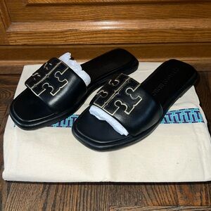 Tory Burch Double T Sport Slide